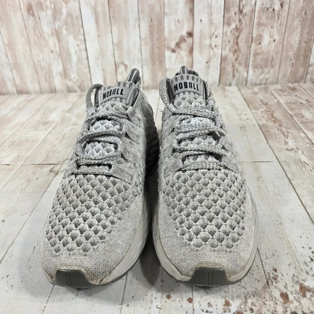 NOBULL Mesh Runner Womens 7.5 Grey Training Running Shoes Athletic Sneakers